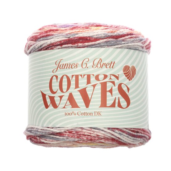 James C Brett Spring Smiles Cotton Waves DK 100g