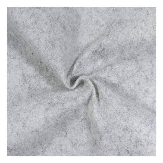 Light Grey Felt Fabric by the Metre
