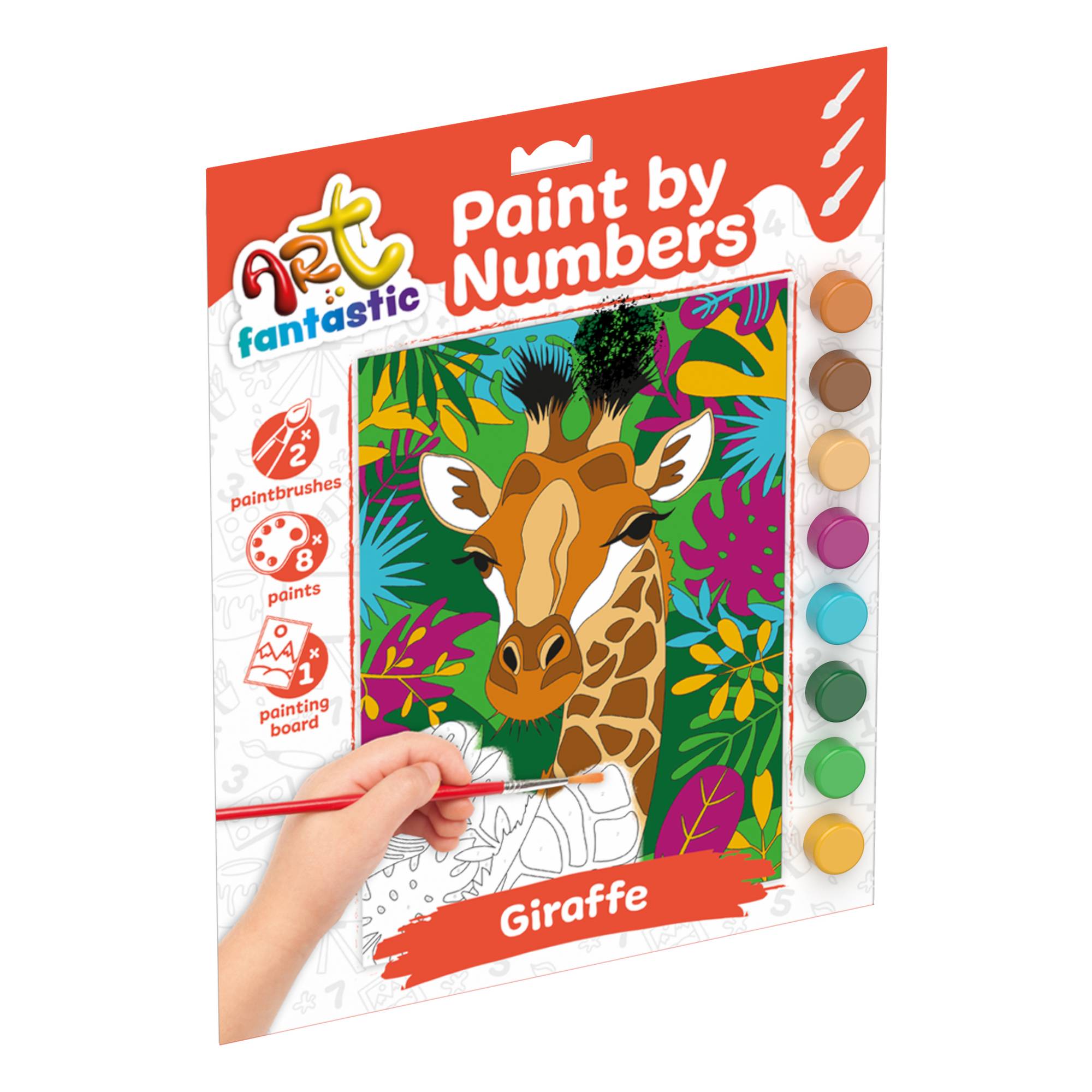Giraffe Paint by Numbers