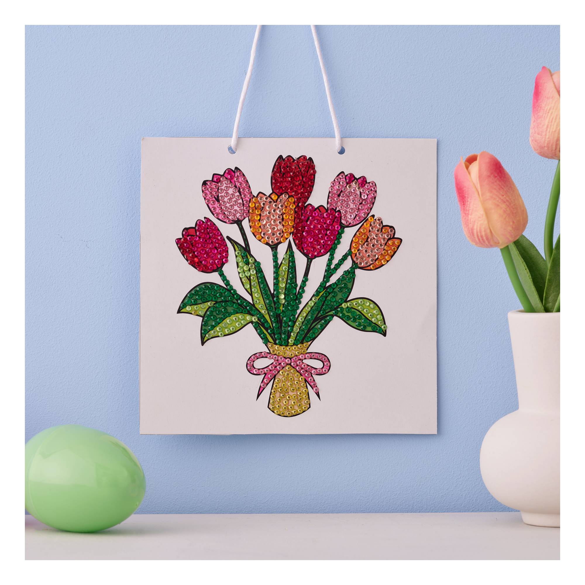 Make Your Own Tulip Gem Art Picture