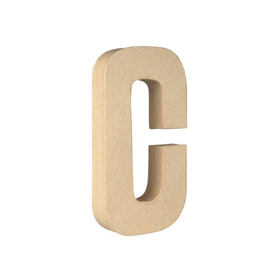 Mache Letter C 20cm