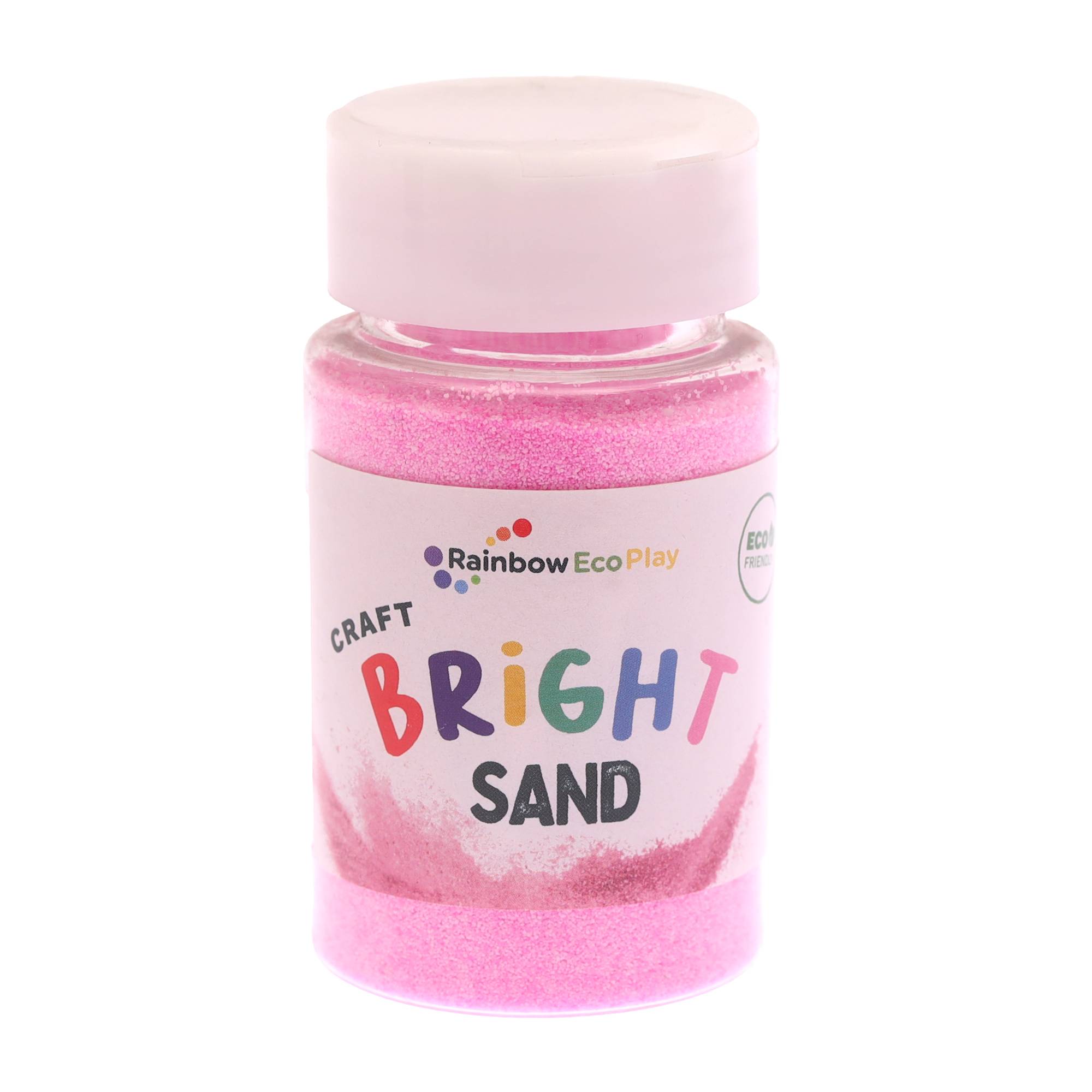 Rainbow Eco Play Pink Sand Shaker Bottle 90g
