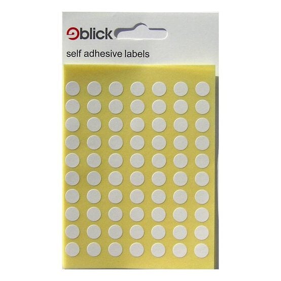 Blick Circle Labels 490 Pack White