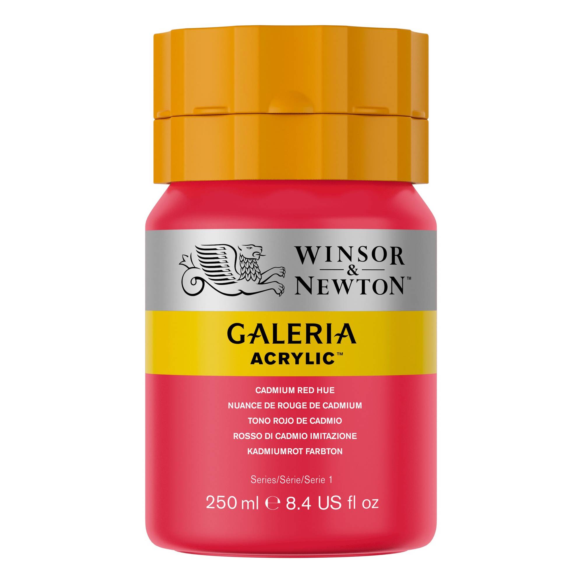 Winsor & Newton Galeria Cadmium Red Hue Acrylic Paint 250ml