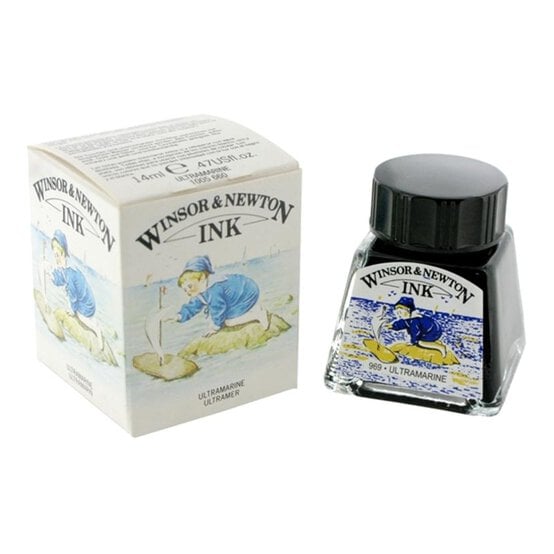 Winsor & Newton Ultramarine Drawing Ink 14ml