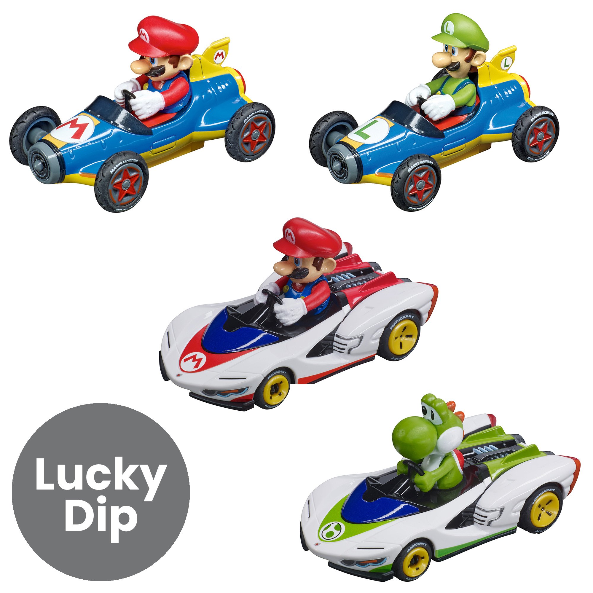 Assorted Carrera Pull & Speed Mario Kart Special
