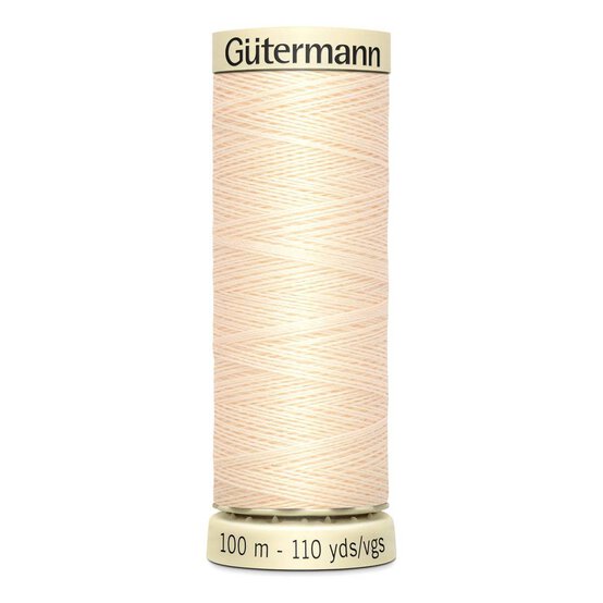Gutermann Cream Sew All Thread 100m (414)
