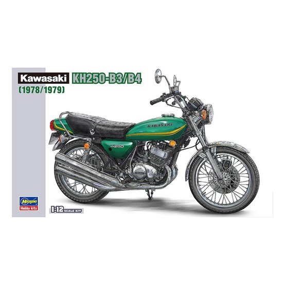 Hasegawa Kawasaki KH250-B3/B4 Model Kit 1:12