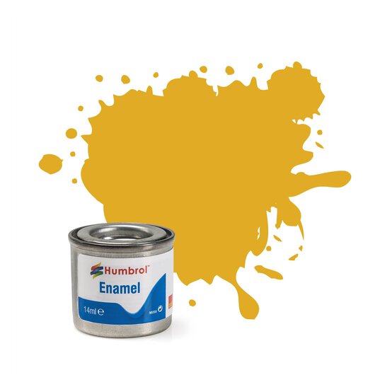 Humbrol 16 Gold Enamel Metallic Paint 14ml