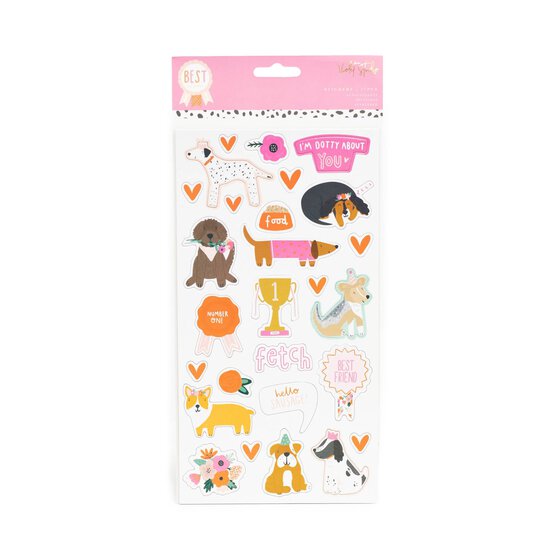 Violet Studio Best in Show Chipboard Stickers 27 Pack