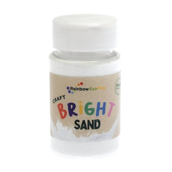 Rainbow Eco Play White Sand Shaker Bottle 90g