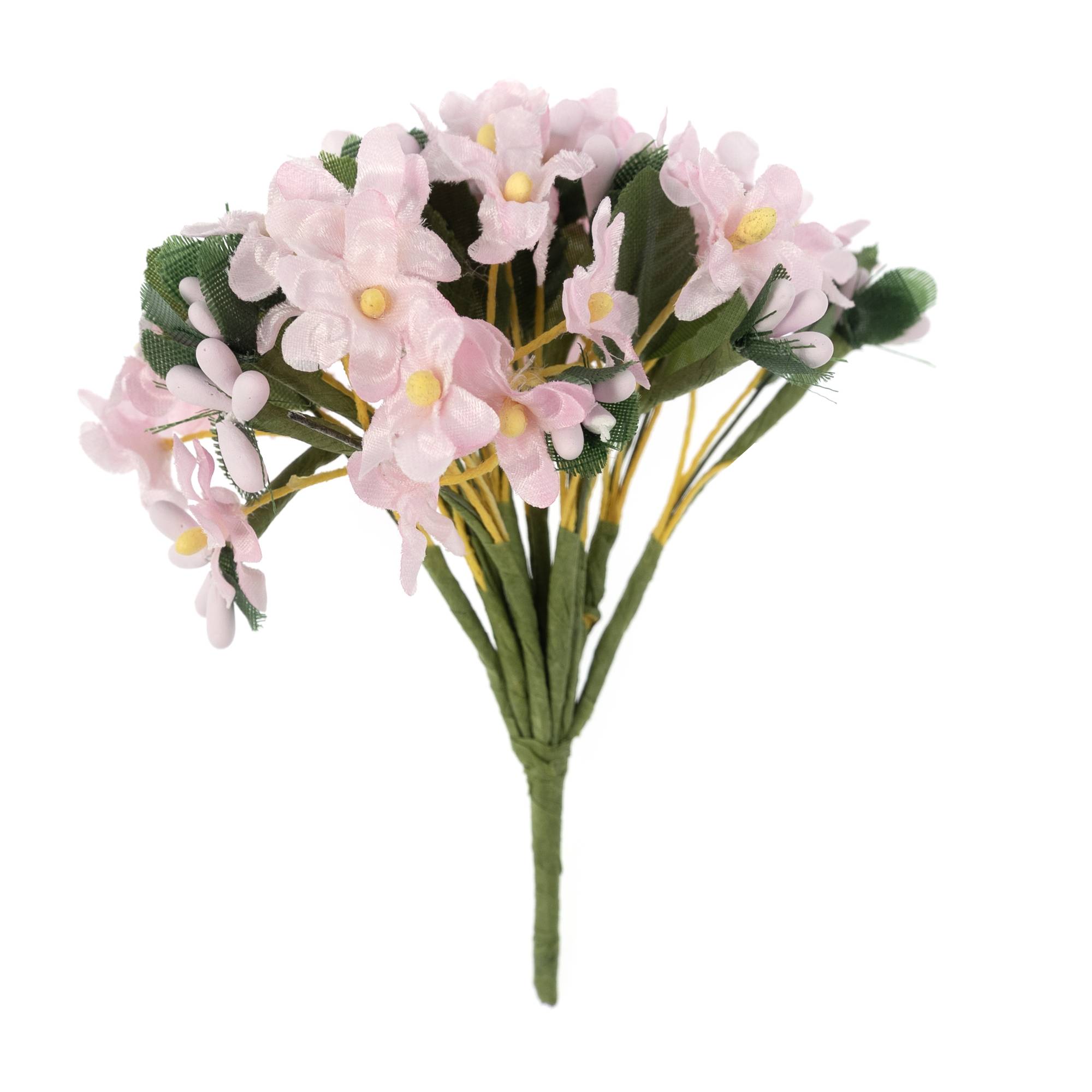 Pale Pink Verbana Floral Pick 10cm