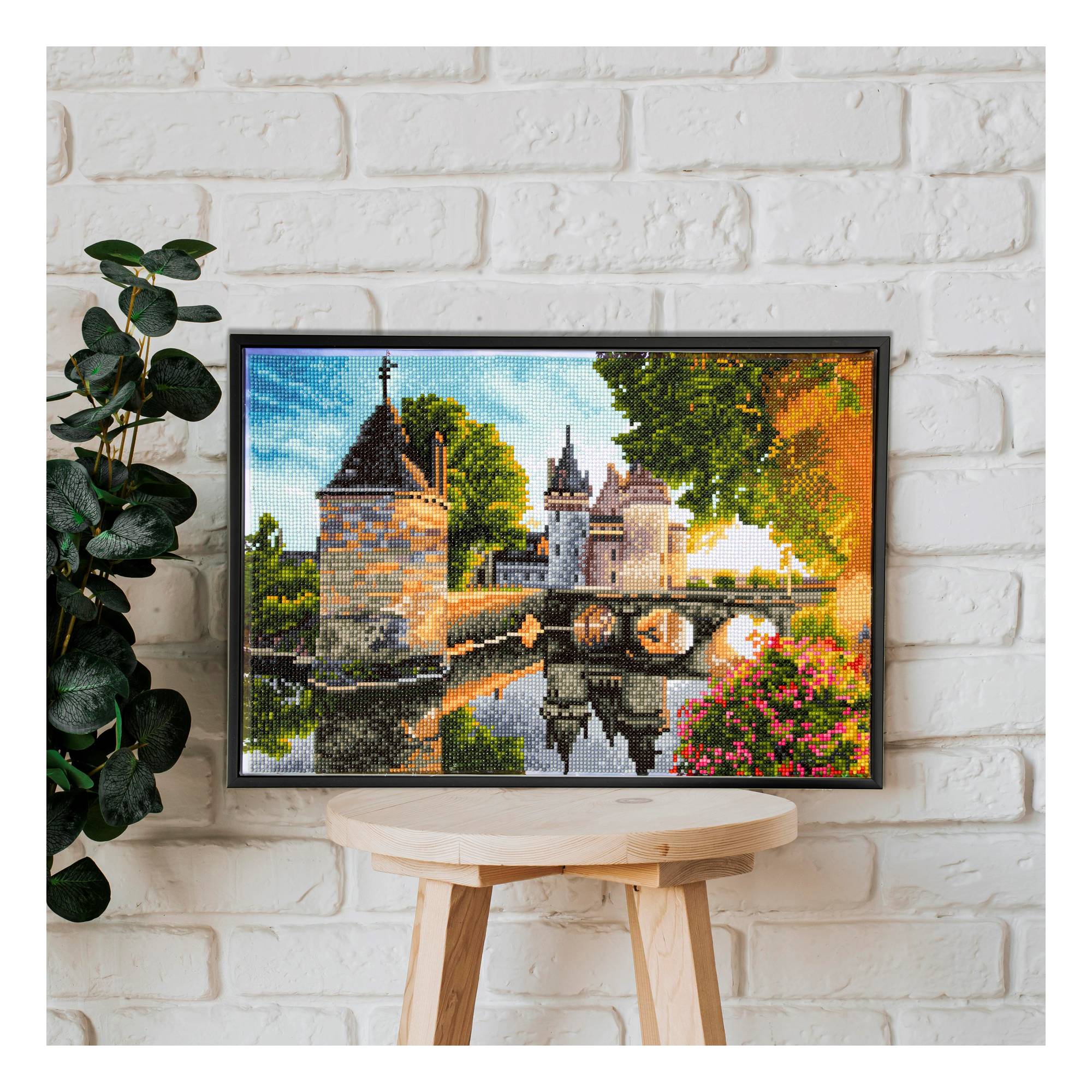 Diamond Dotz River Castle Kit 47cm x 32cm