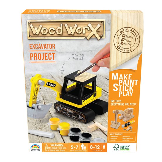 Wood WorX Excavator Project Kit