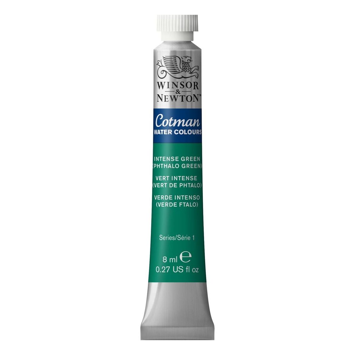 Winsor & Newton Intense Green Cotman Watercolour Tube 8ml