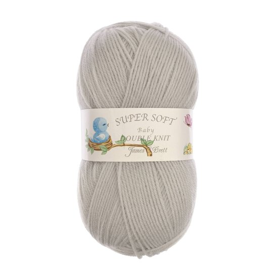 James C Brett Silver Grey Baby DK Yarn 100g