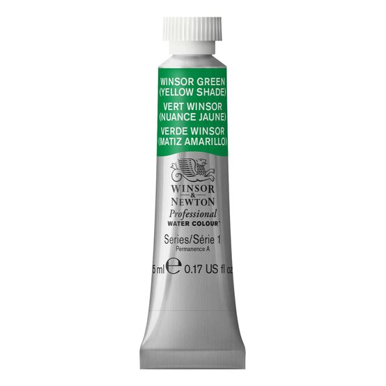 Winsor & Newton Green Yellow Professional Watercolour Tube 5ml