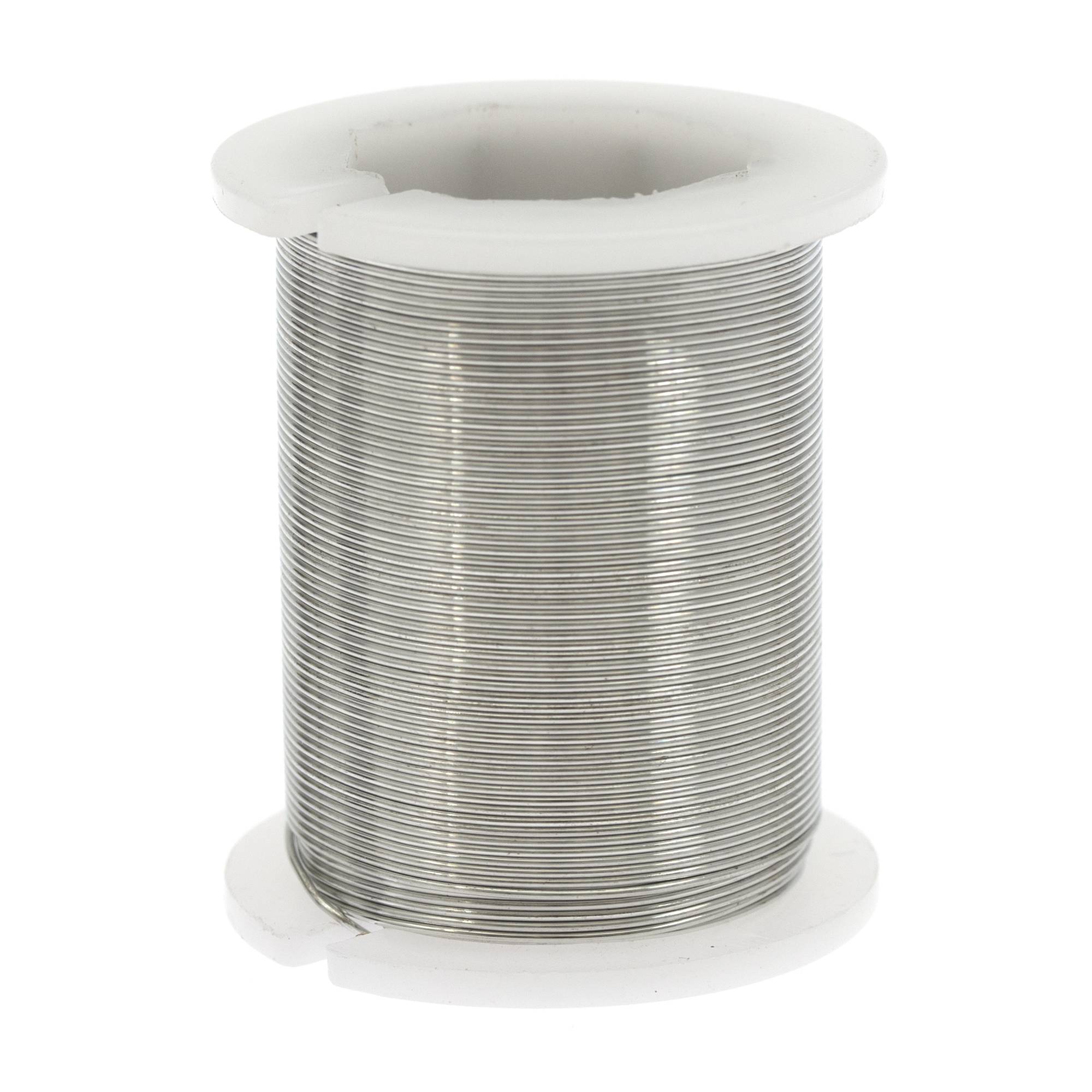 Silver 24 Gauge Beading Wire 20m