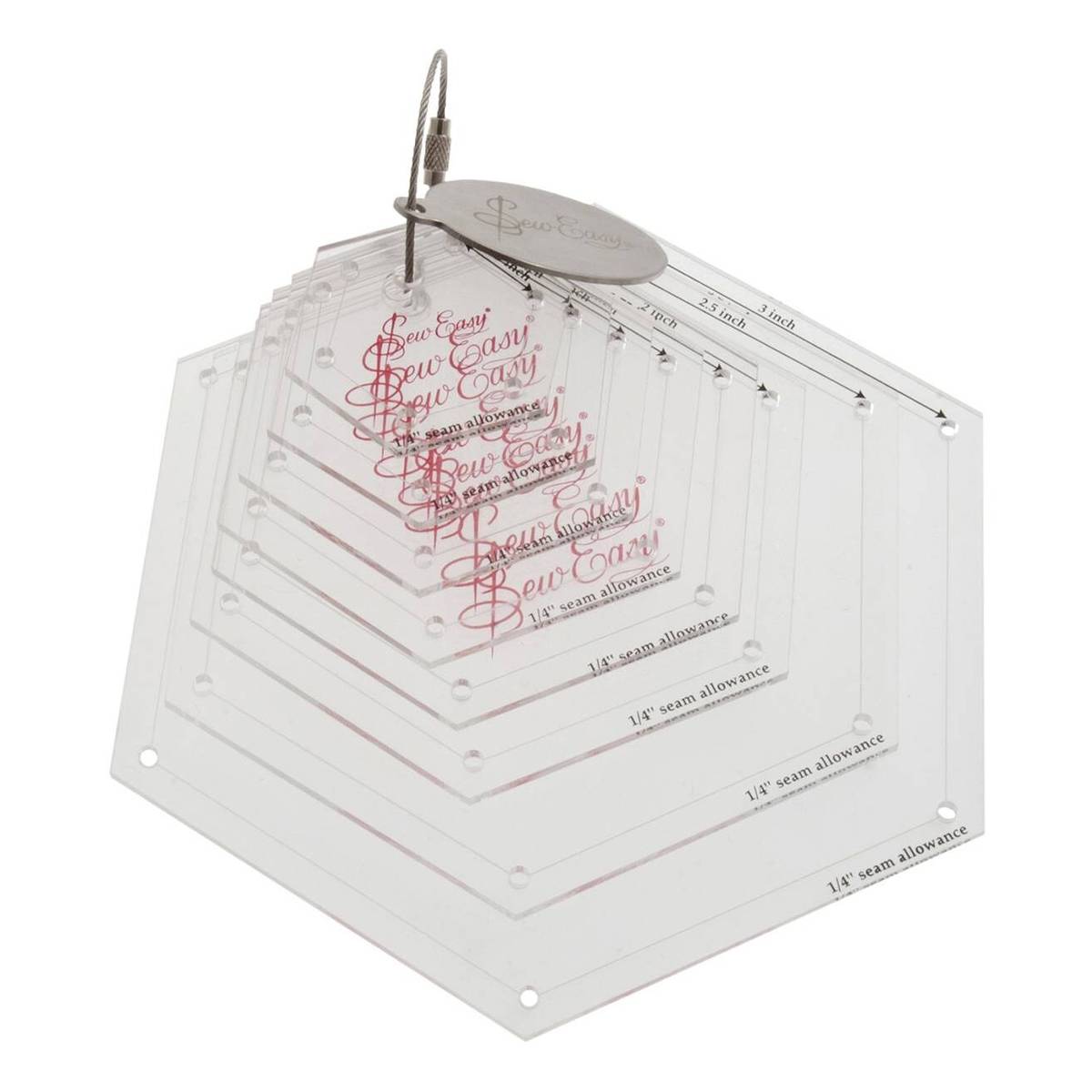 Sew Easy Mini Hexagon Template Set