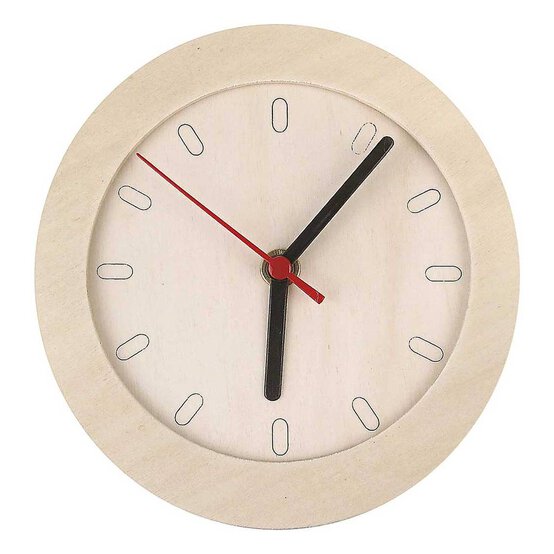 Wooden Clock Kit 15cm