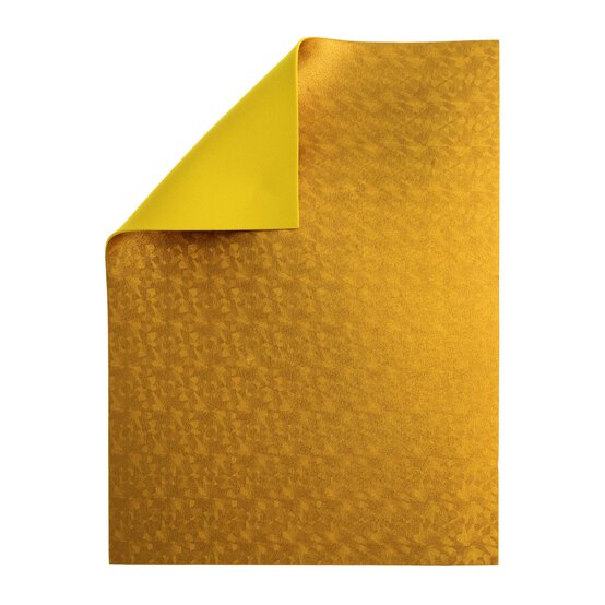 Gold Hologram EVA Foam Sheet 22.5cm x 30cm
