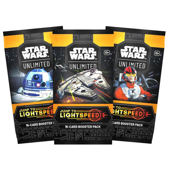 Assorted Star Wars: Unlimited Jump to Lightspeed Booster Pack