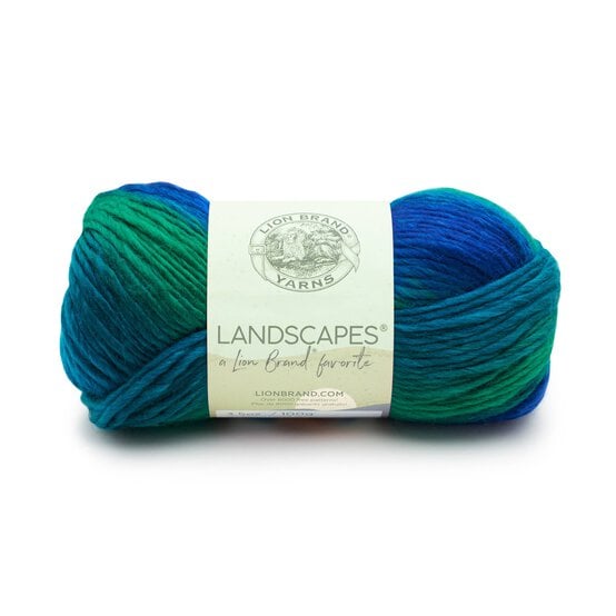 Lion Brand Blue Lagoon Landscapes Aran 100g