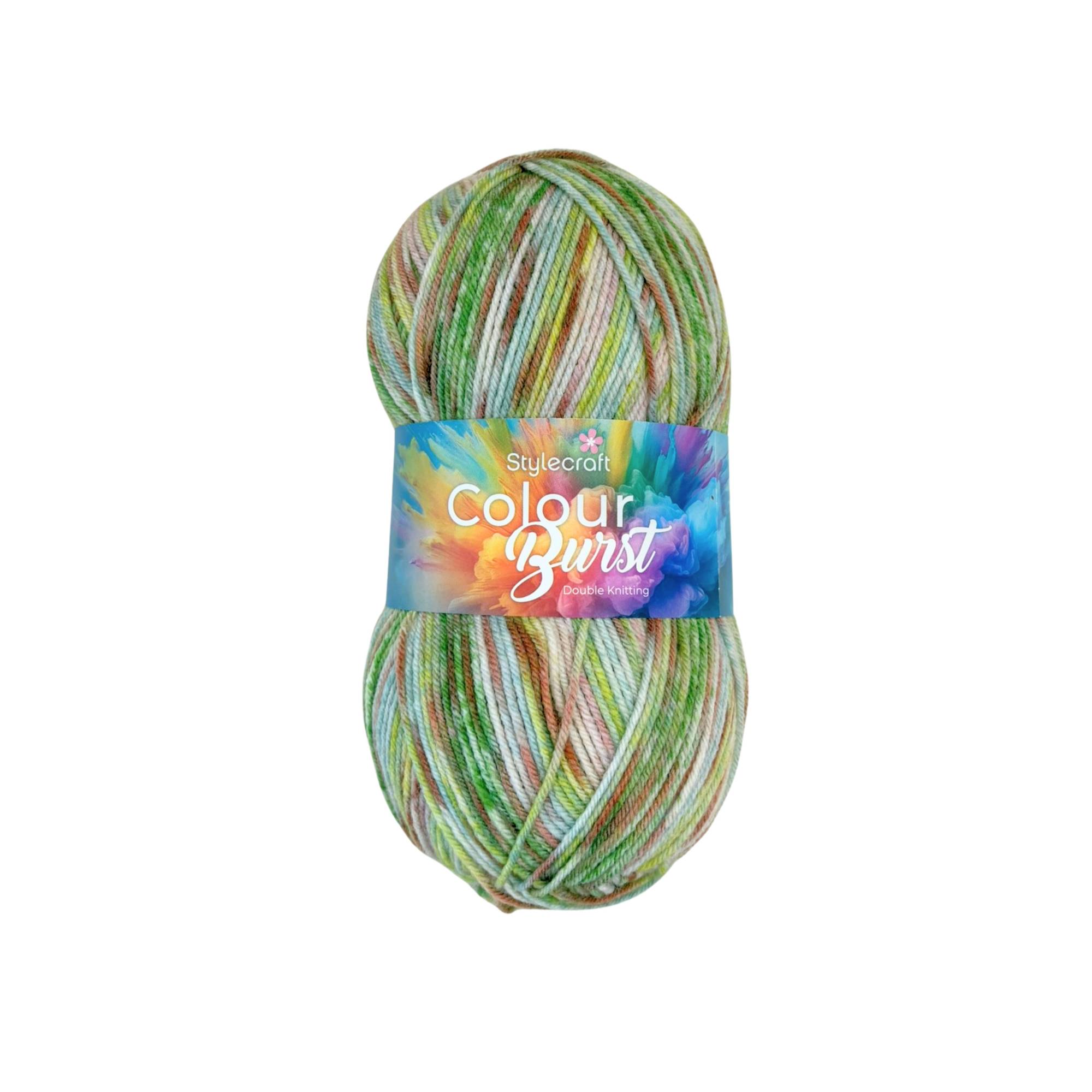 Stylecraft Pixels Colour Burst DK 100g
