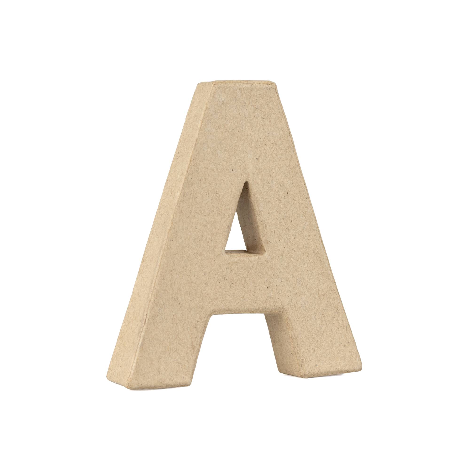 Mini Mache Letter A 10cm