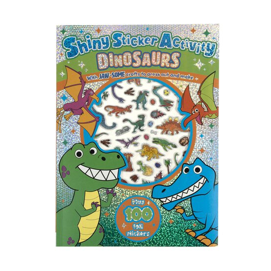 Shiny Sticker Fun Dinosaurs Activity Book