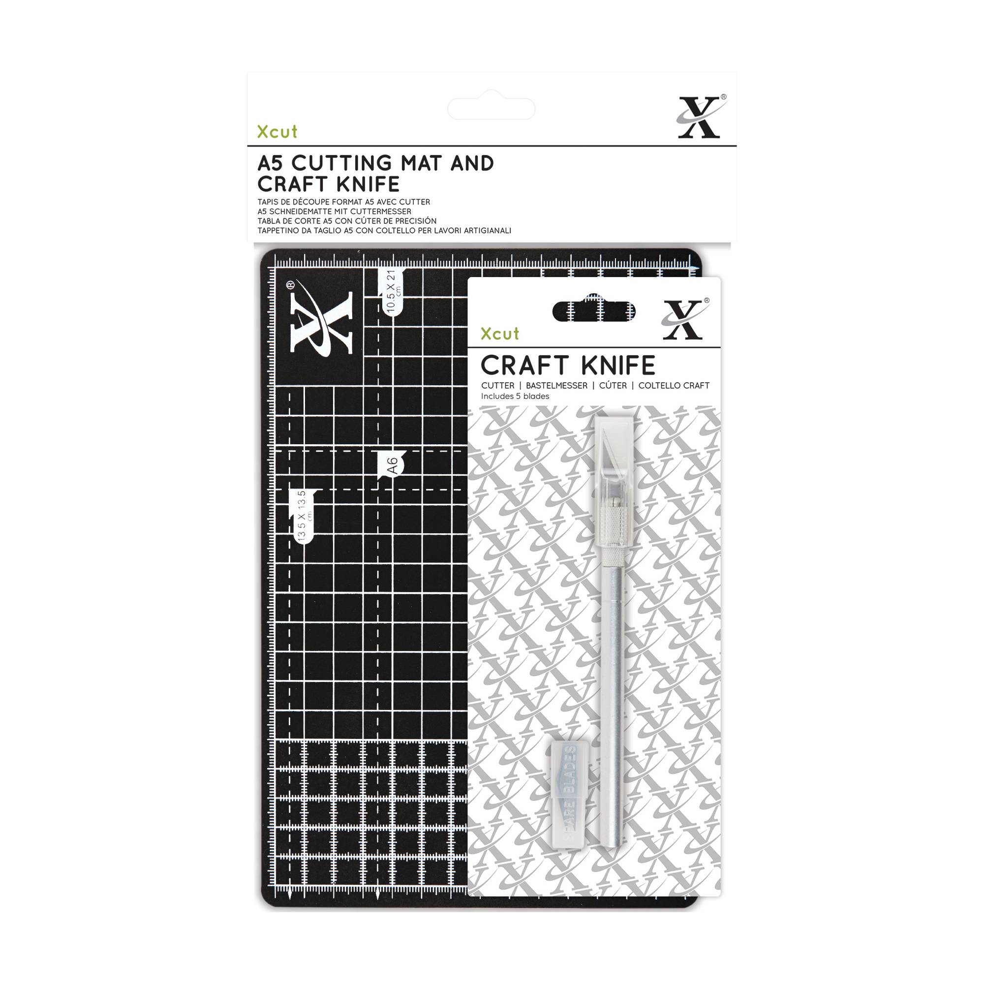 Xcut A5 Cutting Mat and Craft Knife
