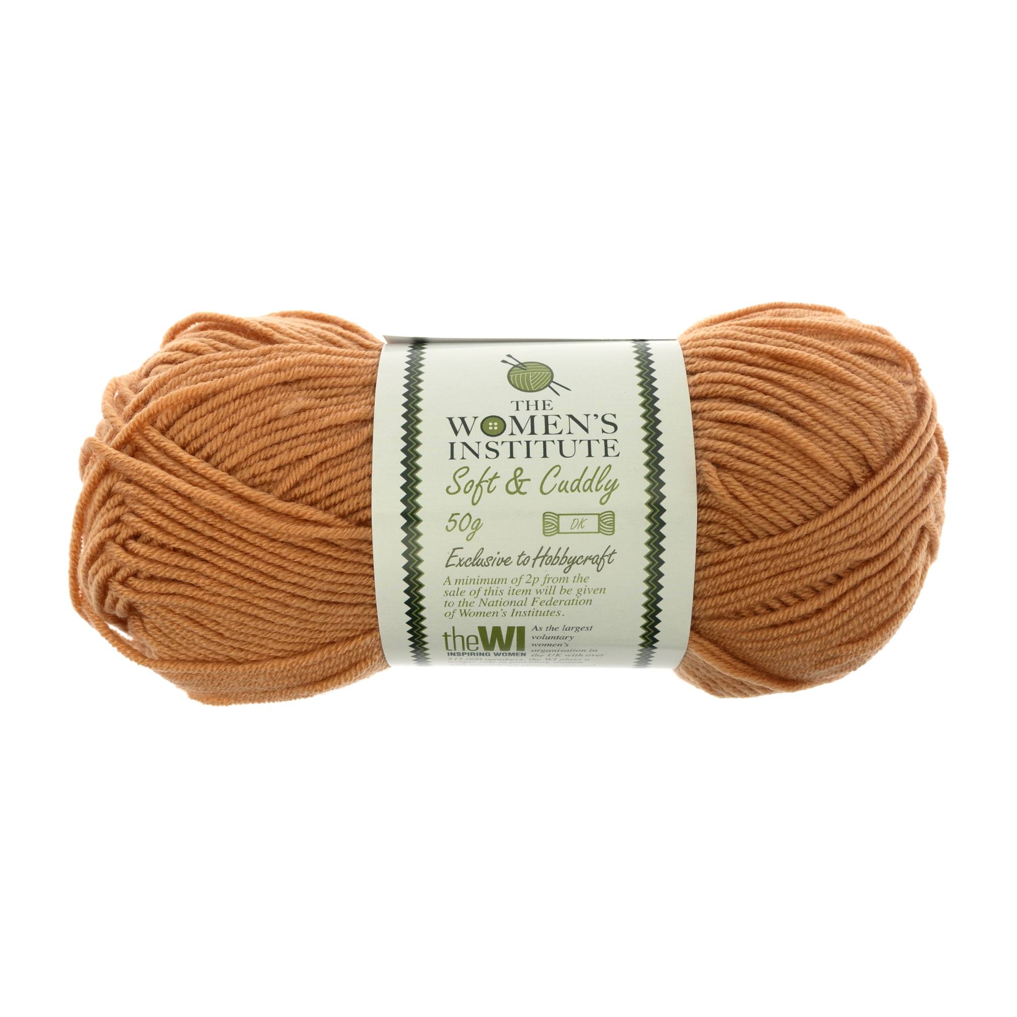 Women's Institute Apricot Soft and Cuddly DK Yarn 50g