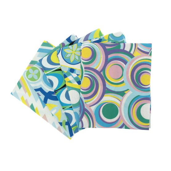 1960s Cotton Fat Quarters 5 Pack