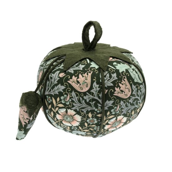 Floral Wood Block Pin Cushion