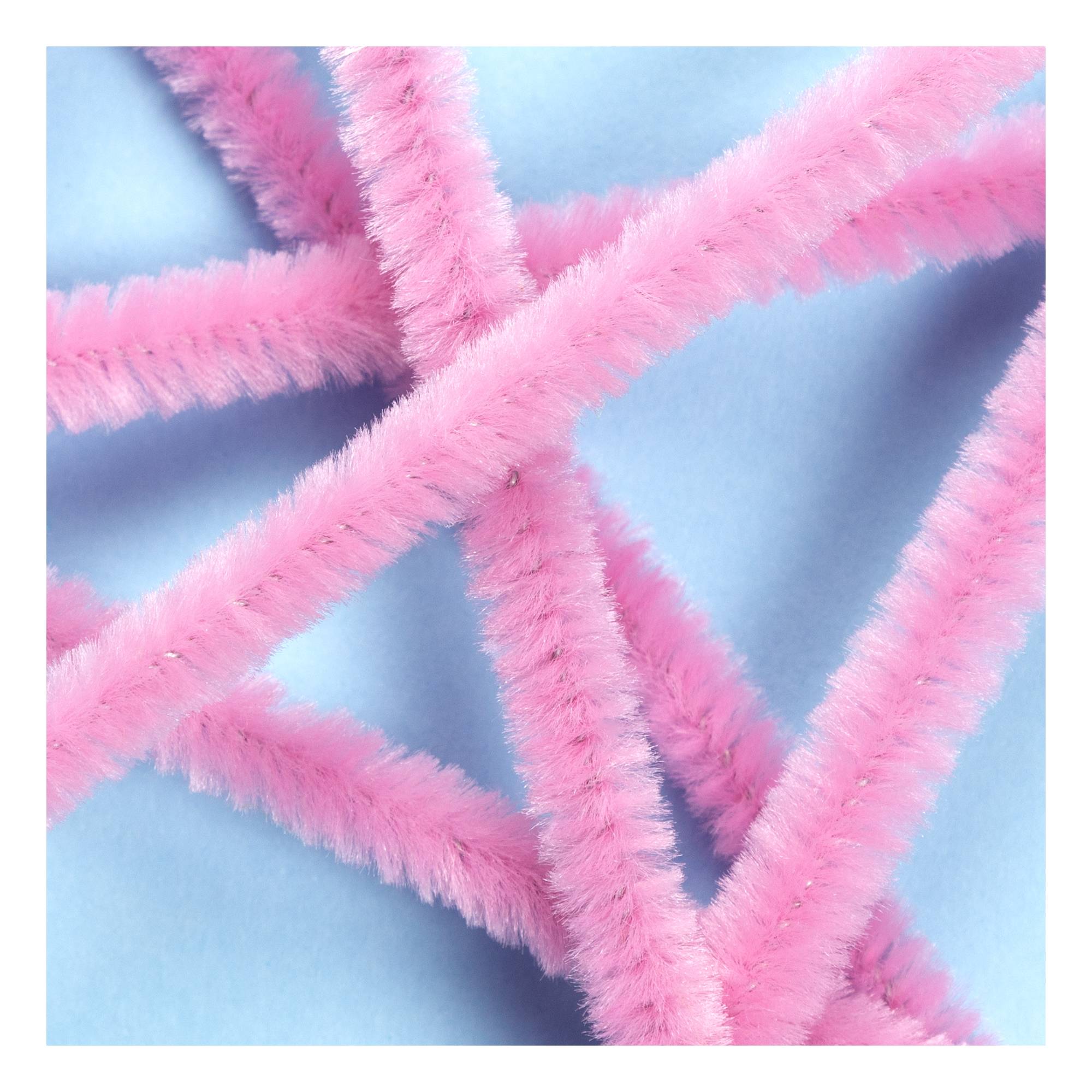 Pink Pipe Cleaners 12 Pack