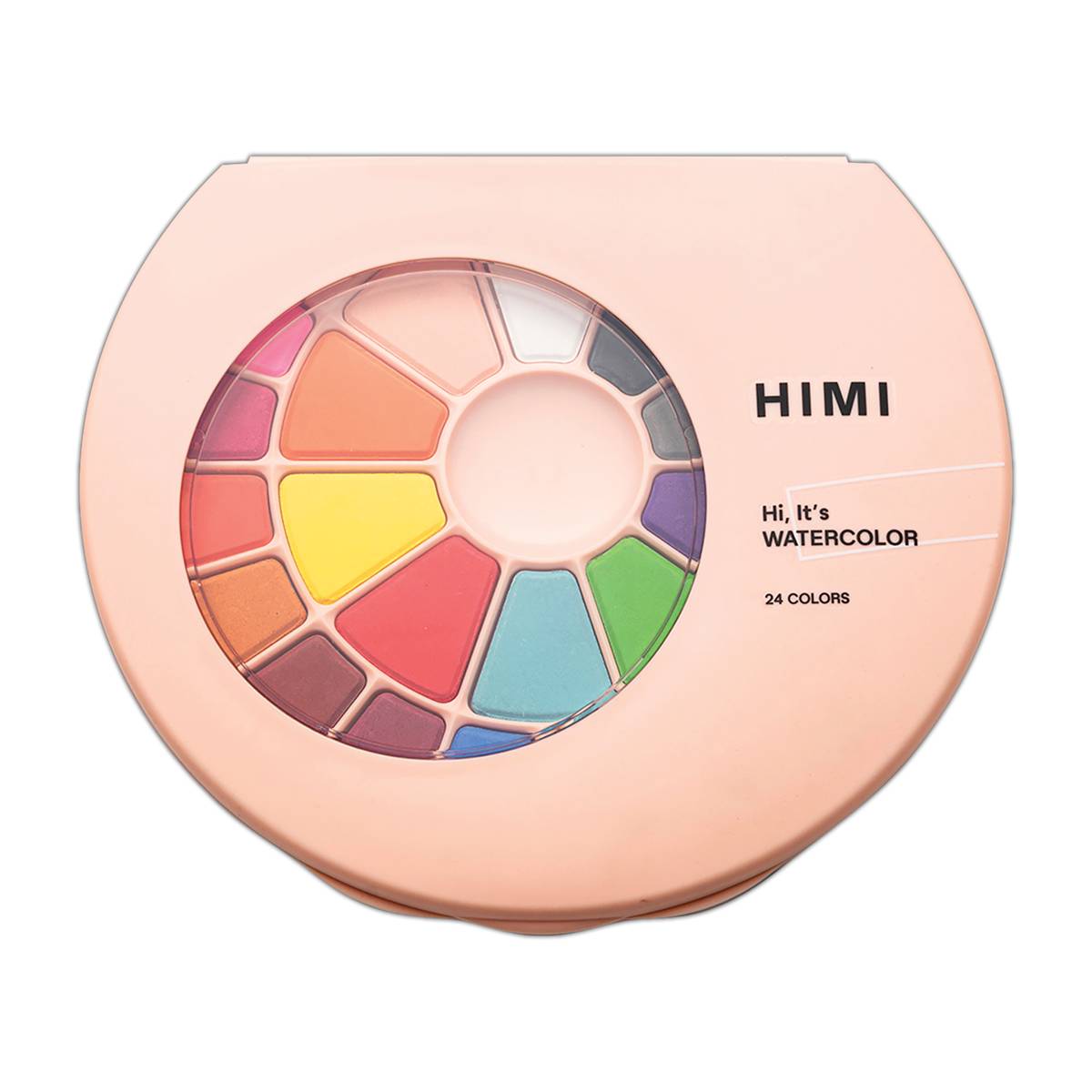 HIMI Pink Solid Watercolour Pan Set 24 Pack