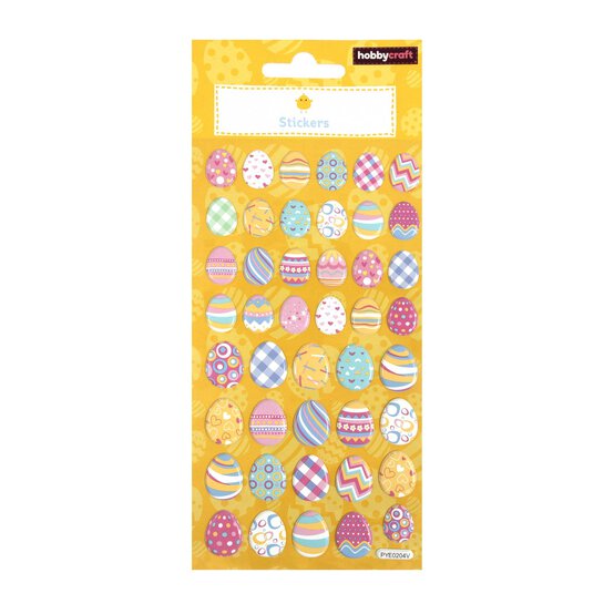 Easter Egg Puffy Stickers
