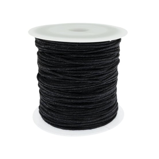 Black Cotton Cord 1mm x 40m