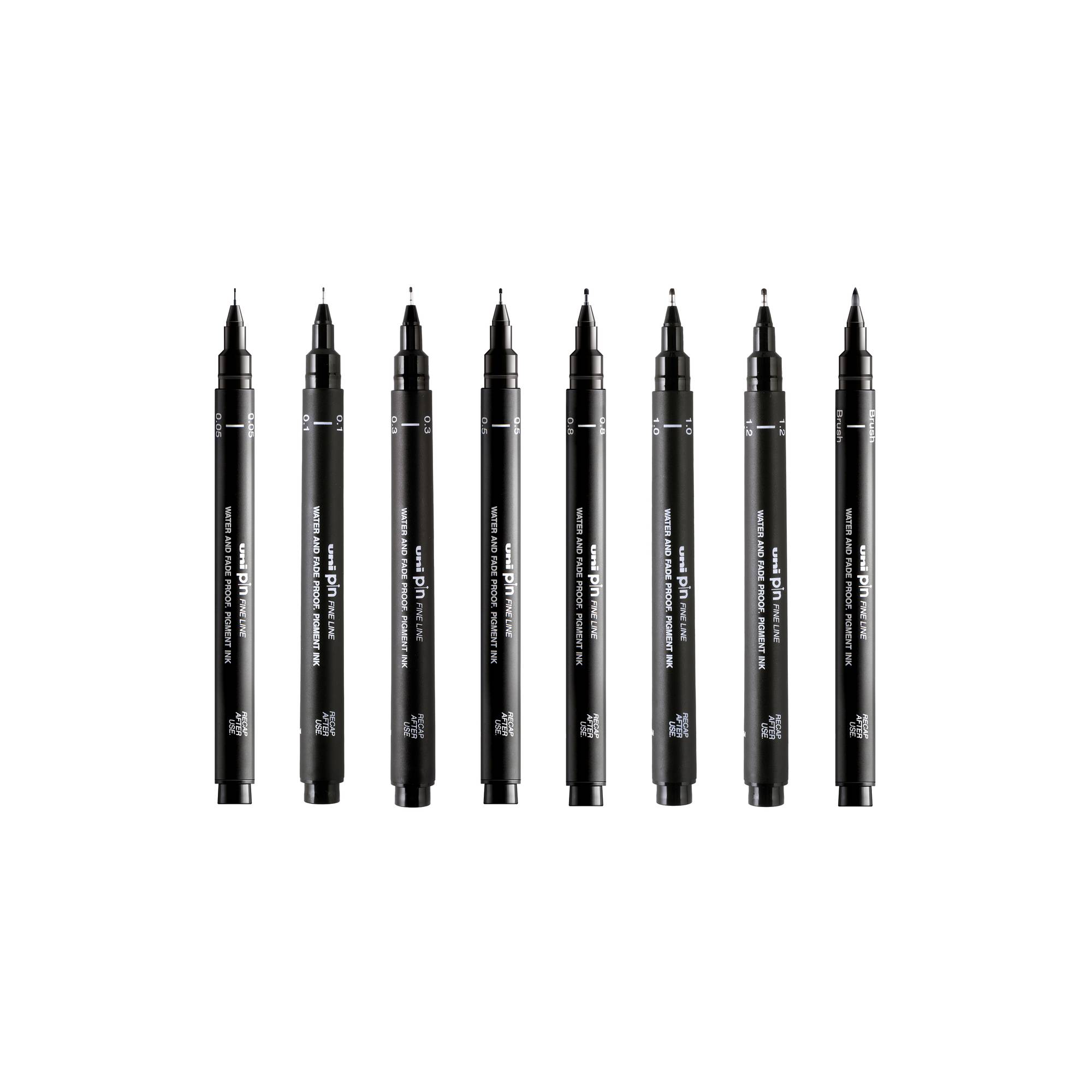 Uni-ball PIN Draw and Sketch Fineliners? 8 Pack