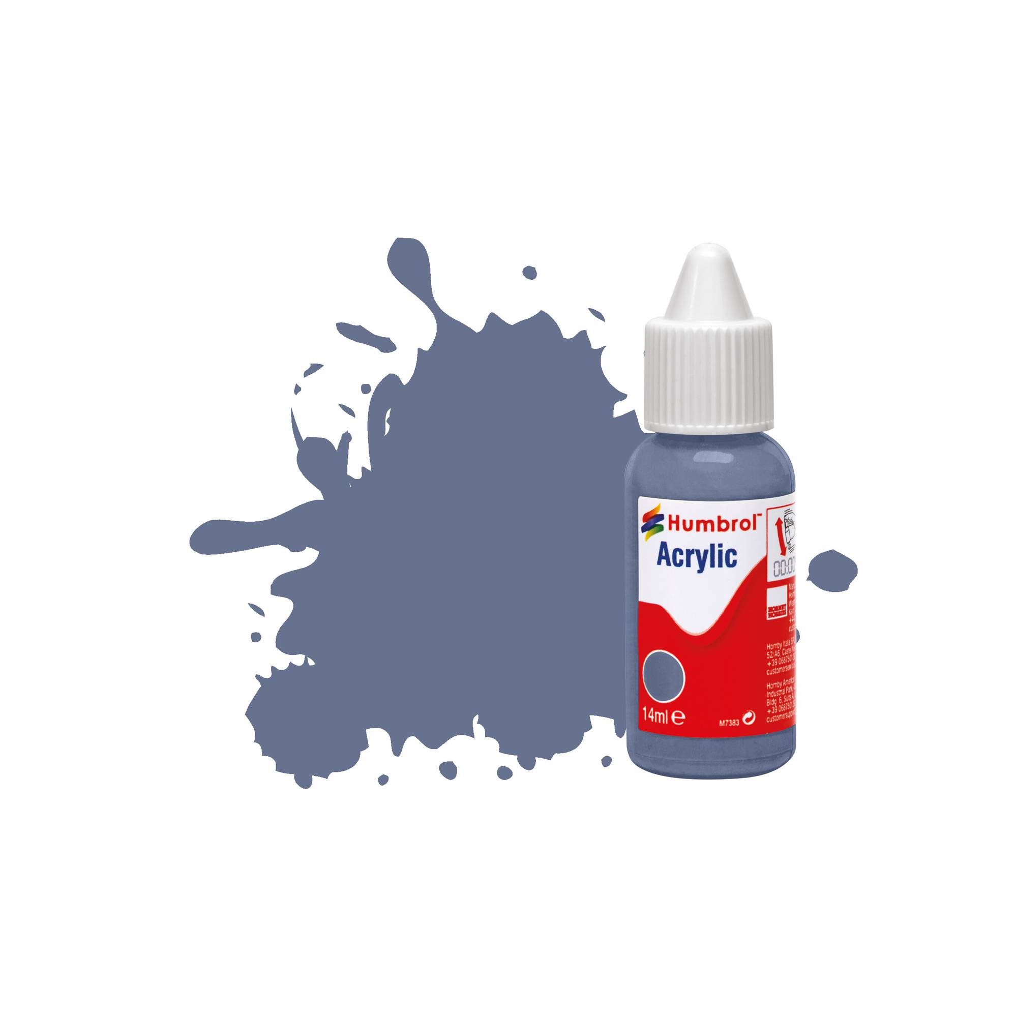 Humbrol 96 RAF Blue Matt Acrylic Paint Dropper 14ml