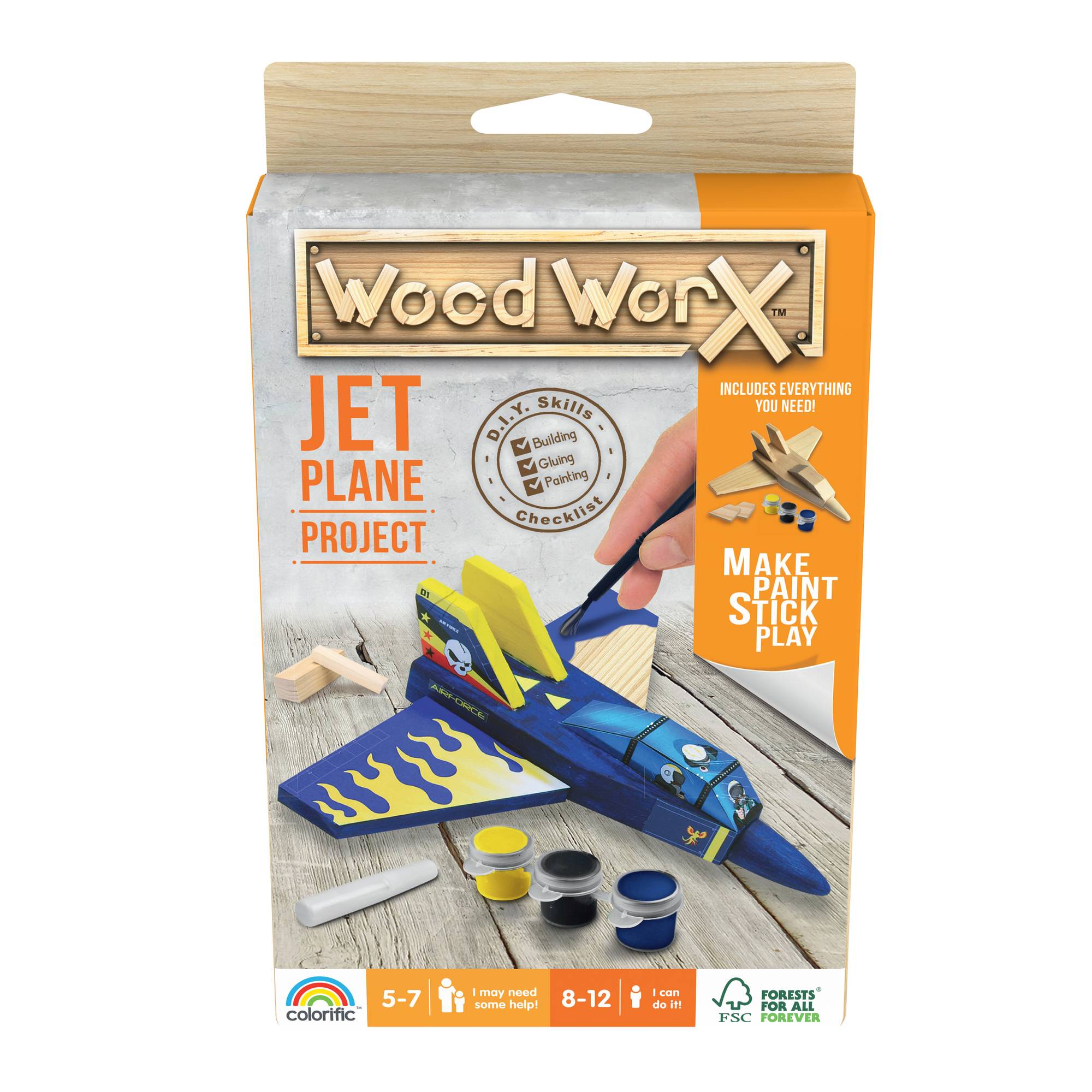 Wood WorX Jet Plane Project Kit