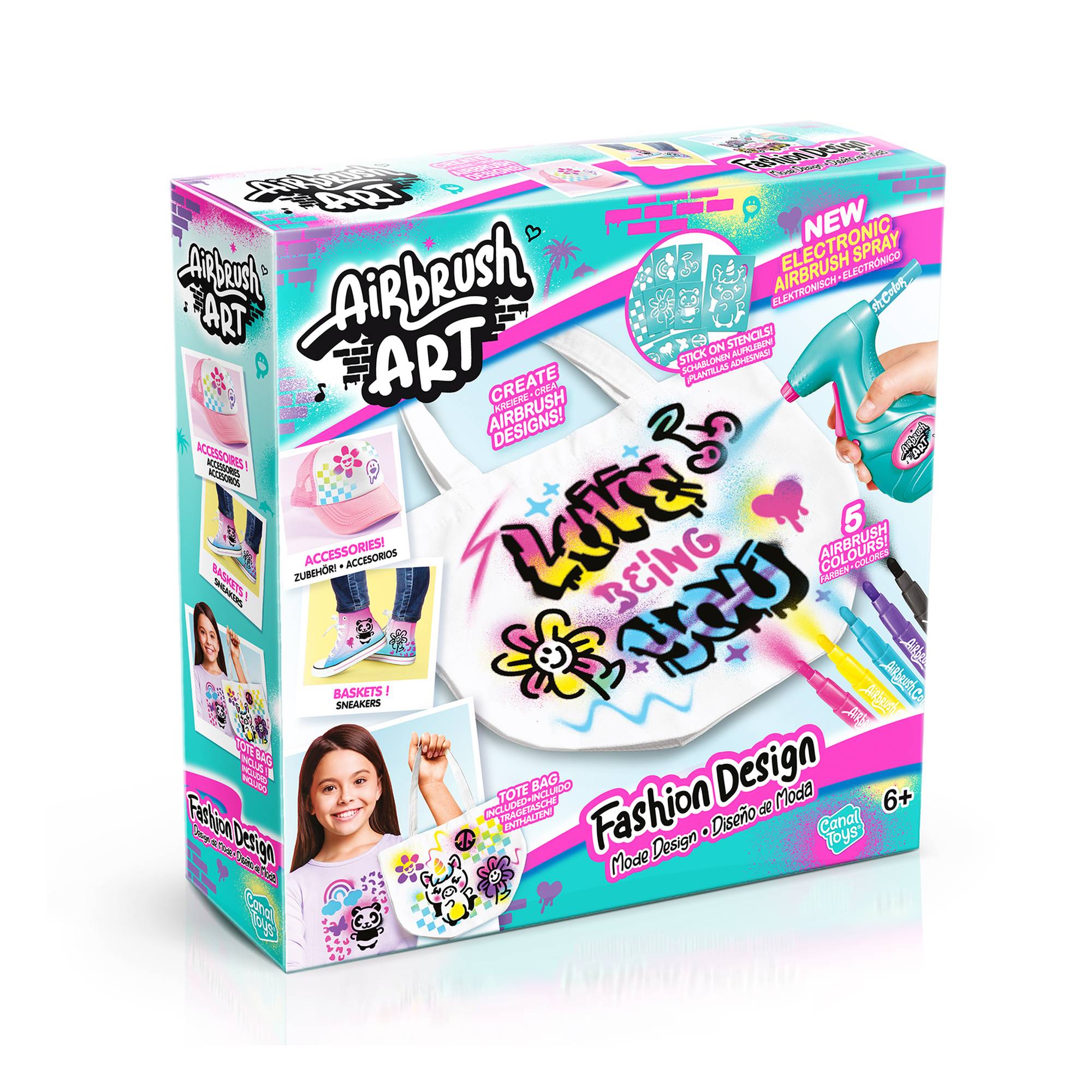 Airbrush Art Fashion Designer Kit