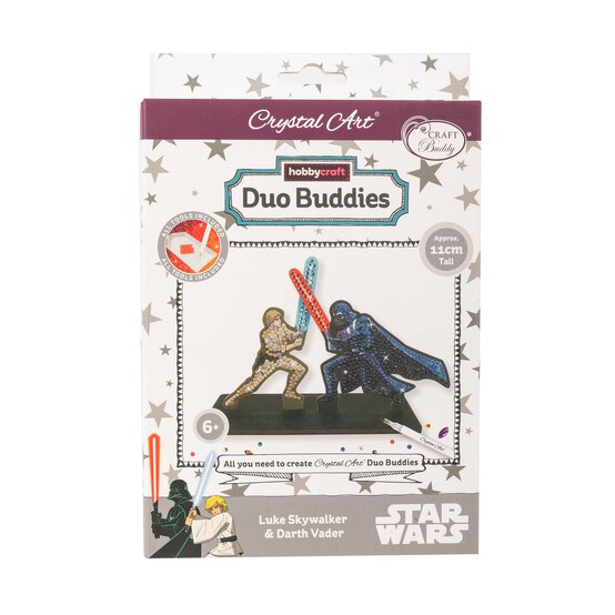 Crystal Art Luke Skywalker and Darth Vader Duo Buddies Kit