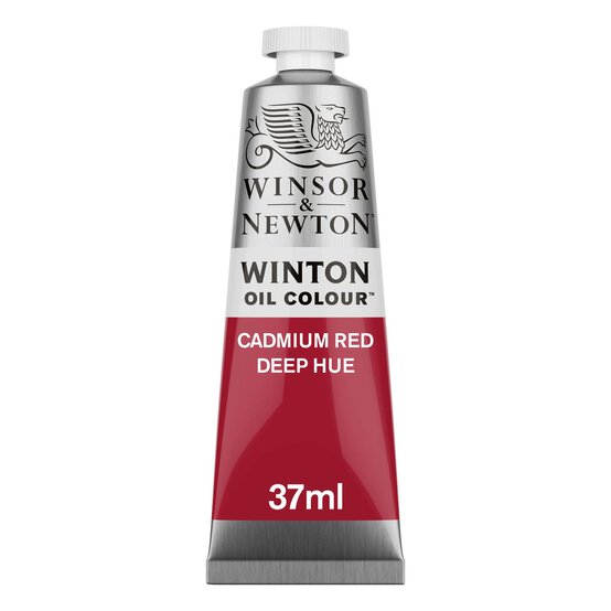 Winsor And Newton Winton Oil Colour 37ml Cadmium Red Deep Hue