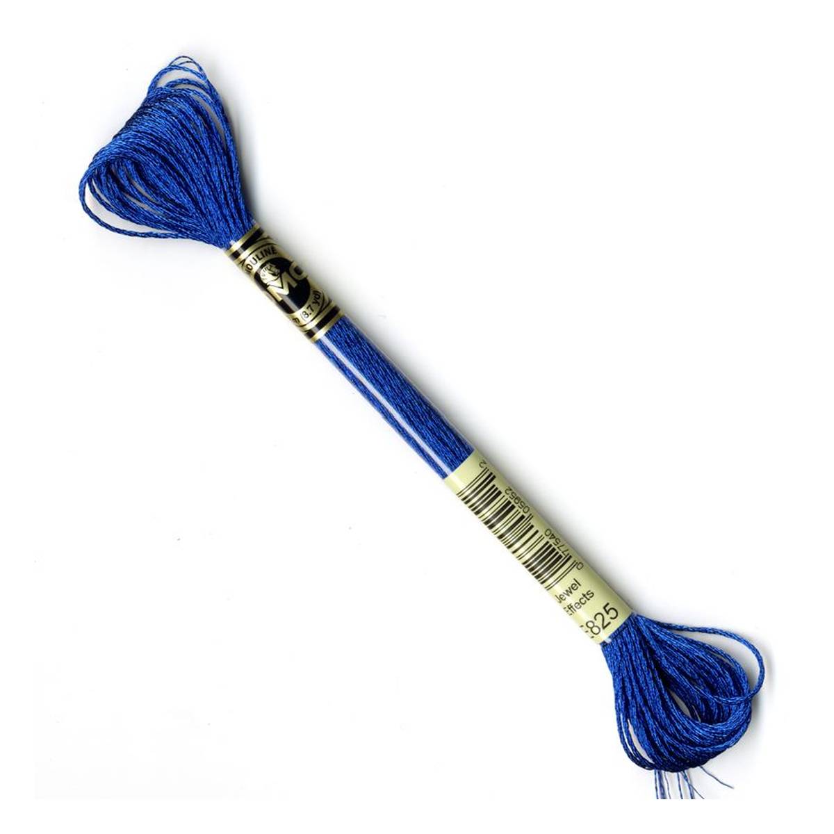 DMC Mouline Blue Sapphire Light Effects Embroidery Thread 8m (E825)