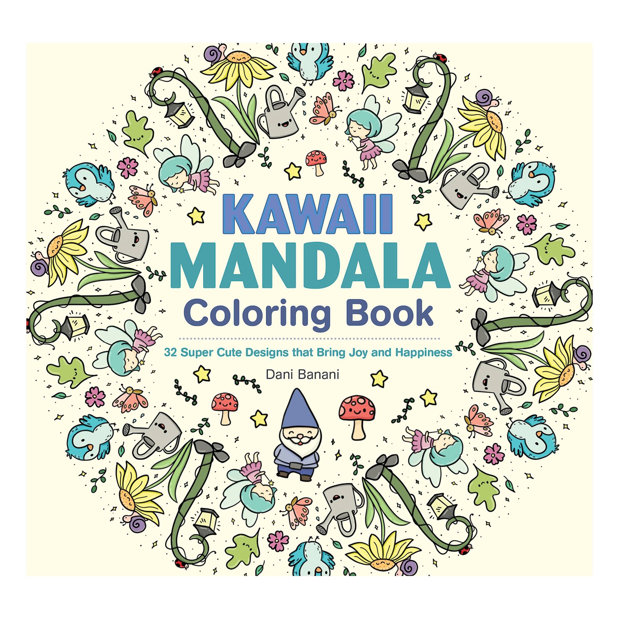 Kawaii Mandala Colouring Book