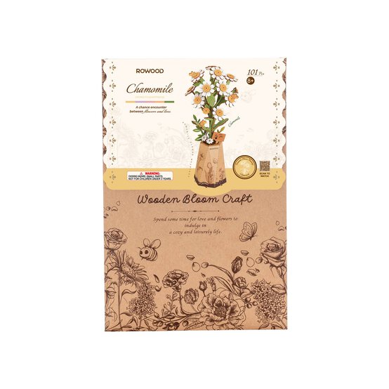 Rowood Chamomile Wooden Flower Kit