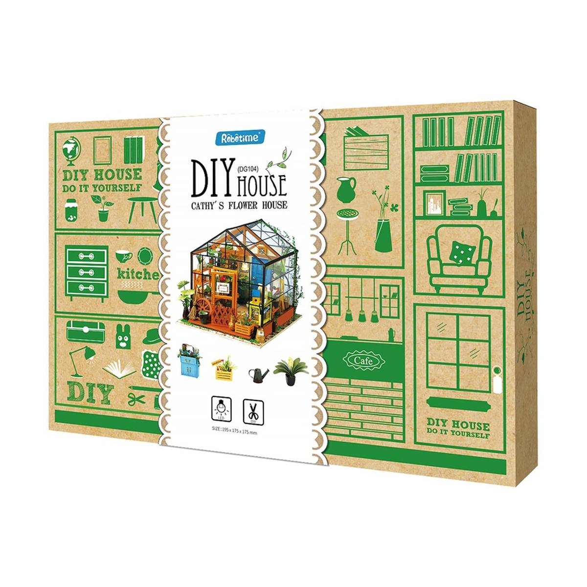 Rolife Cathy’s Flower House Miniature House Kit