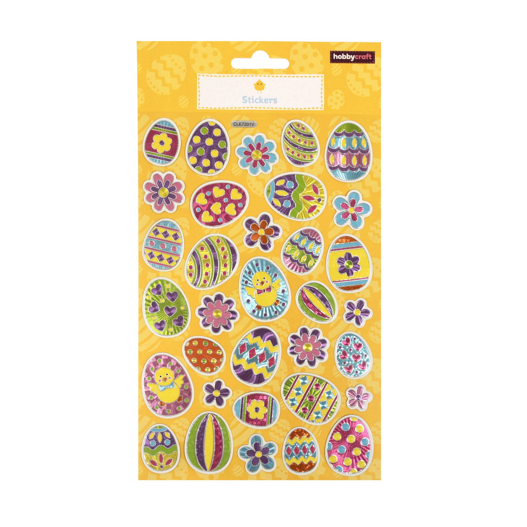 Easter Egg Holographic Stickers