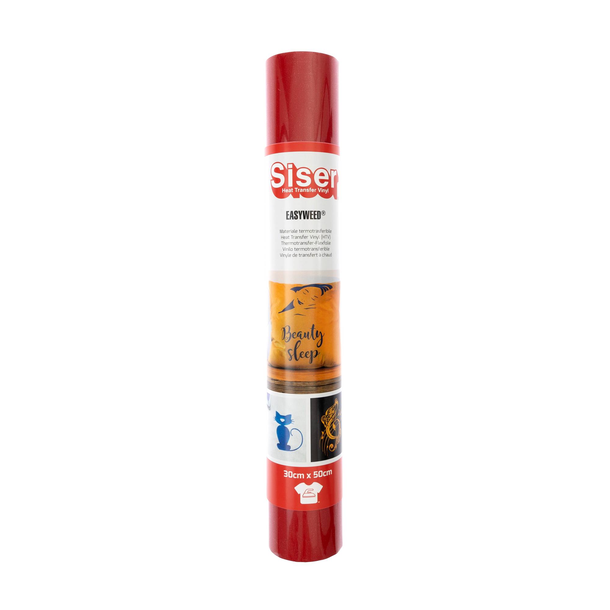 Siser Red Easyweed Heat Transfer Vinyl 30cm x 50cm